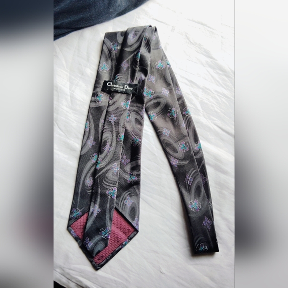 VINTAGE CHRISTIAN DIOR MONSIEUR TIE – - Picture 6 of 7